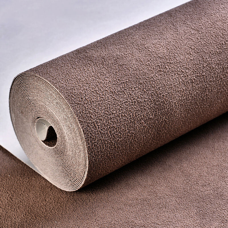 Stain-Resistant Vertical Stripe Wall Covering Flock Wallpaper for Guest Room Decoration Clearhalo 'Modern wall decor' 'Modern' 'Wallpaper' Wall Decor' 1049408