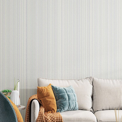 Contemporary Stripe Wall Covering for Living Room Decor, Personalized Size Wallpaper Roll in Natural Color Light Purple Clearhalo 'Modern wall decor' 'Modern' 'Wallpaper' Wall Decor' 1049503