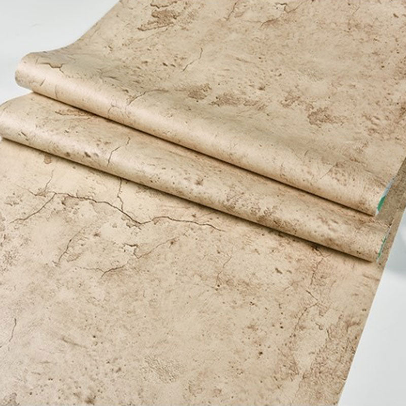 Industrial Cement Effect Wallpaper for Coffee Shop Decoration, Natural Color, 32.3 sq ft., Self-Adhesive Clearhalo 'Industrial wall decor' 'Industrial' 'Wallpaper' Wall Decor' 1049583