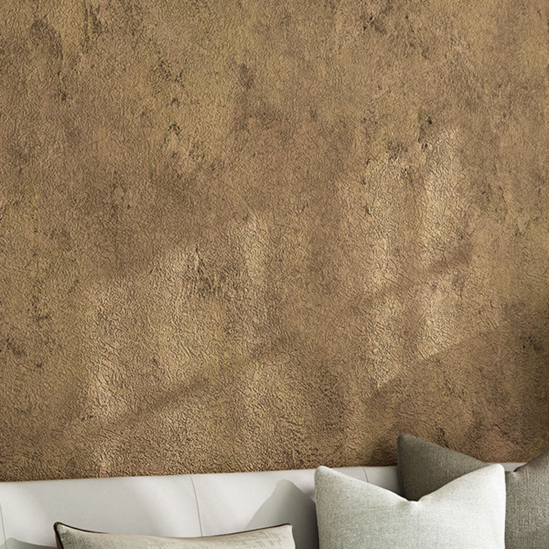 Natural Color Cement Surface Wallpaper Roll Moisture-Resistant Wall Decor for Coffee Shop Tan Clearhalo 'Industrial wall decor' 'Industrial' 'Wallpaper' Wall Decor' 1049613