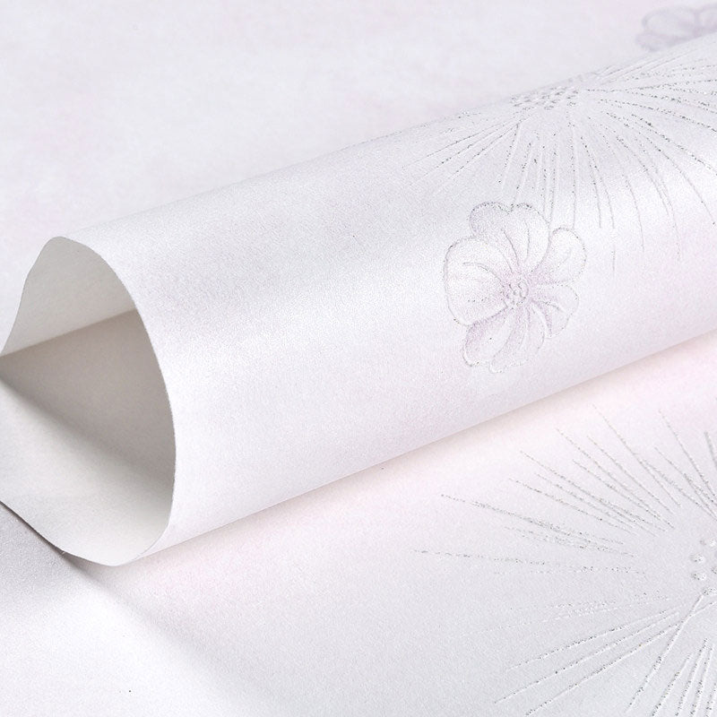 Moisture-Resistant Floral Design Wallpaper Roll Rustic Wall Decor for Coffee Shop, 20.5" by 33' Clearhalo 'Country wall decor' 'Rustic' 'Wallpaper' Wall Decor' 1049678