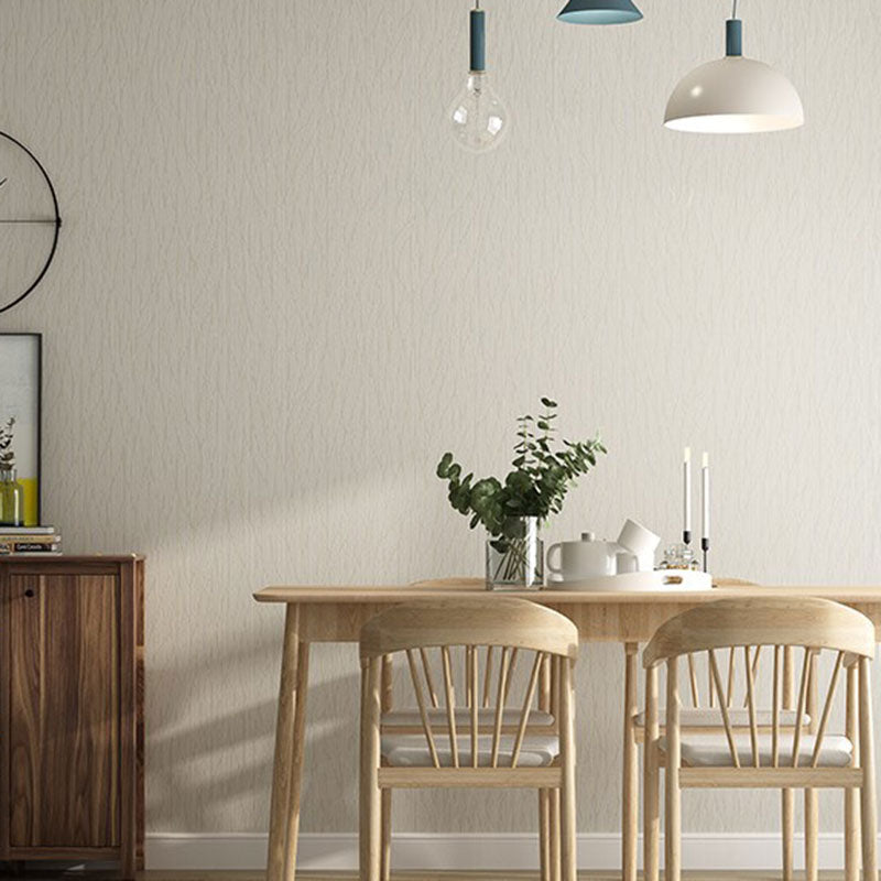 Minimalist Silver Surface Wall Covering in Pastel Color Guest Room Decorative Wallpaper, 20.5"W x 33'L Light Coffee Clearhalo 'Modern wall decor' 'Modern' 'Wallpaper' Wall Decor' 1049701