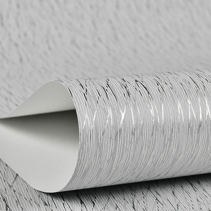 Minimalist Silver Surface Wall Covering in Pastel Color Guest Room Decorative Wallpaper, 20.5"W x 33'L Silver Gray Clearhalo 'Modern wall decor' 'Modern' 'Wallpaper' Wall Decor' 1049704