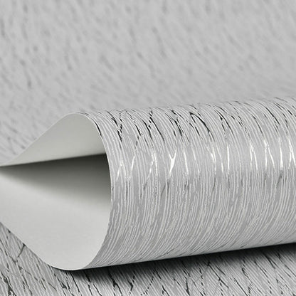 Minimalist Silver Surface Wall Covering in Pastel Color Guest Room Decorative Wallpaper, 20.5"W x 33'L Silver Gray Clearhalo 'Modern wall decor' 'Modern' 'Wallpaper' Wall Decor' 1049704