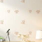 Soft Color Minimalist Wallpaper Cartoon Bear Wall Covering for Kid's Bedroom, 31' by 20.5" Beige Clearhalo 'Wall Decor' 'Wallpaper' 1049716