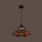 Triangle Metal Hanging Lamp One-light Industrial Suspended Light in Black for Restaurant Clearhalo 'Ceiling Lights' 'Pendant Lights' 'Pendants' Lighting' 105442