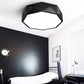 Concave/Convex Shape Metal Flush Mount Lighting Modern Led White/Black Flush Ceiling Mount, 16"/19.5"/23.5" Wide Clearhalo 'Ceiling Lights' 'Close To Ceiling Lights' 'Close to ceiling' 'Flush mount' Lighting' 106107