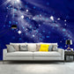 Whole Outer Space Mural Wallpaper for Children's Bedroom Nebula Wall Decor in Blue and Purple, Water-Resistant Clearhalo 'Wall Decor' 'Wall Mural' 1061731