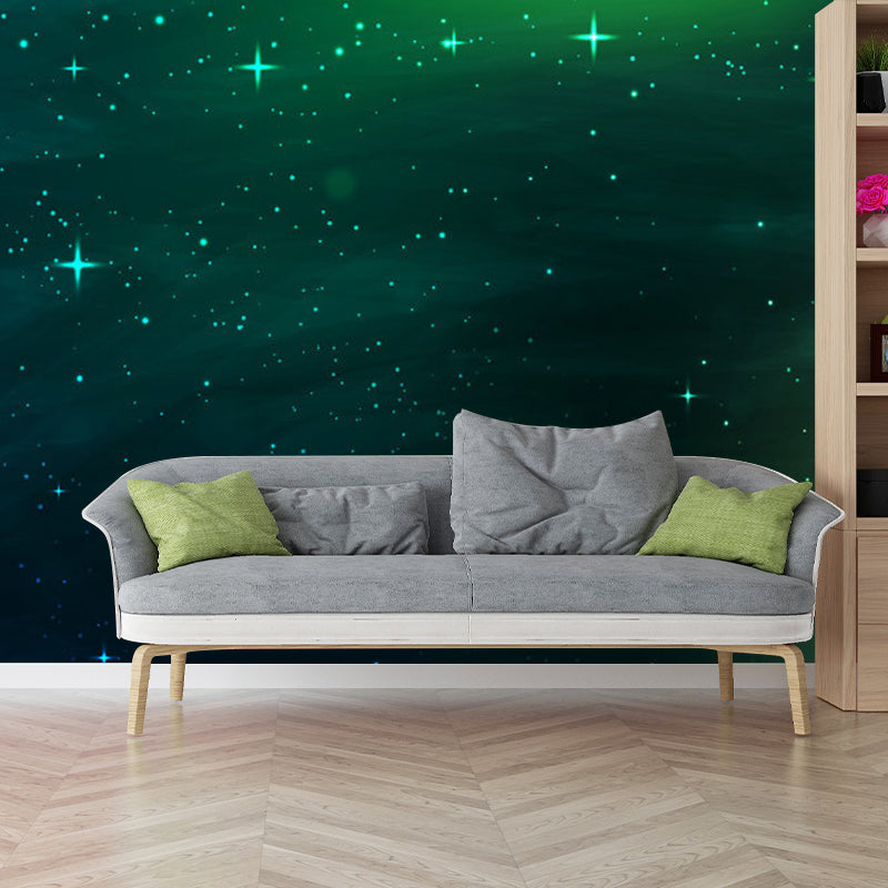 Natural Color Simplicity Wall Decor Custom Size Nebula Wall Mural Decal for Accent Wall Clearhalo 'Wall Decor' 'Wall Mural' 1061757