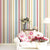 Vertical Stripe Wallpaper Roll for Living Room in Natural Color, 33-foot x 20.5-inch Blue-Red Clearhalo 'Modern wall decor' 'Modern' 'Wallpaper' Wall Decor' 1061988