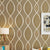 Decorative Trellis Wallpaper Roll Non-Woven Fabric Nordic Wall Covering for Bedroom, 33' by 20.5" Dark Yellow Clearhalo 'Modern wall decor' 'Modern' 'Wallpaper' Wall Decor' 1061994