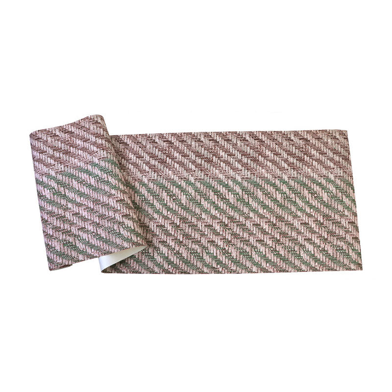 Aesthetic Woven Linen Wallpaper Roll for Home Decoration in Natural Color, 20.5"W x 33'L Clearhalo 'Wall Decor' 'Wallpaper' 1062045