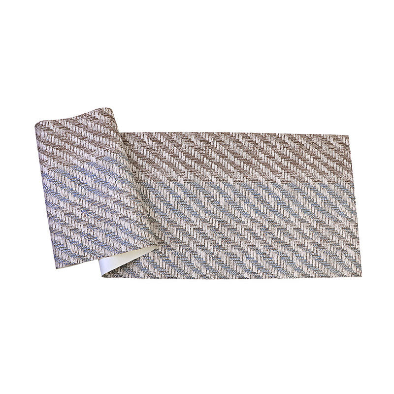 Aesthetic Woven Linen Wallpaper Roll for Home Decoration in Natural Color, 20.5"W x 33'L Clearhalo 'Wall Decor' 'Wallpaper' 1062051