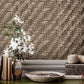 Aesthetic Woven Linen Wallpaper Roll for Home Decoration in Natural Color, 20.5"W x 33'L Flaxen Clearhalo 'Wall Decor' 'Wallpaper' 1062053