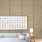 Japanese Wood Effect Wallpaper Roll for Home Decoration, 57.1 sq ft. Wall Covering in Natural Color Flaxen Clearhalo 'Wall Decor' 'Wallpaper' 1062073