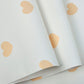 Loving Hearts Wallpaper Roll for Kids Bedroom in Neutral Color, Non-Woven, 20.5"W x 33'L Clearhalo 'Wall Decor' 'Wallpaper' 1062117