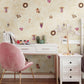 Contemporary Wallpaper Roll in Soft Color Cartoon Star and Heart Wall Decor, 33 ft. x 20.5 in Yellow Clearhalo 'Wall Decor' 'Wallpaper' 1062128