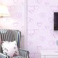 Moisture-Resistant Loving Heart Wallpaper Roll 19.4 sq ft. Minimalist Wall Decor for Kids Bedroom Clearhalo 'Wall Decor' 'Wallpaper' 1062145
