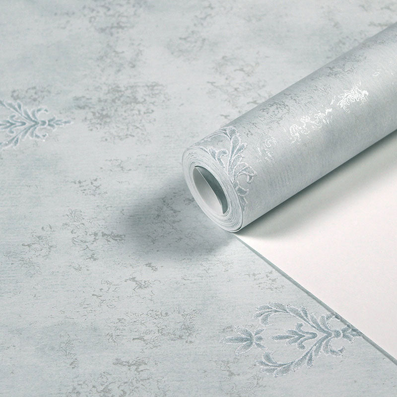 20.5" x 31' Vintage Wallpaper for Guest Room Decoration with Damask Design in Natural Color Clearhalo 'Vintage wall decor' 'Vintage' 'Wallpaper' Wall Decor' 1063310