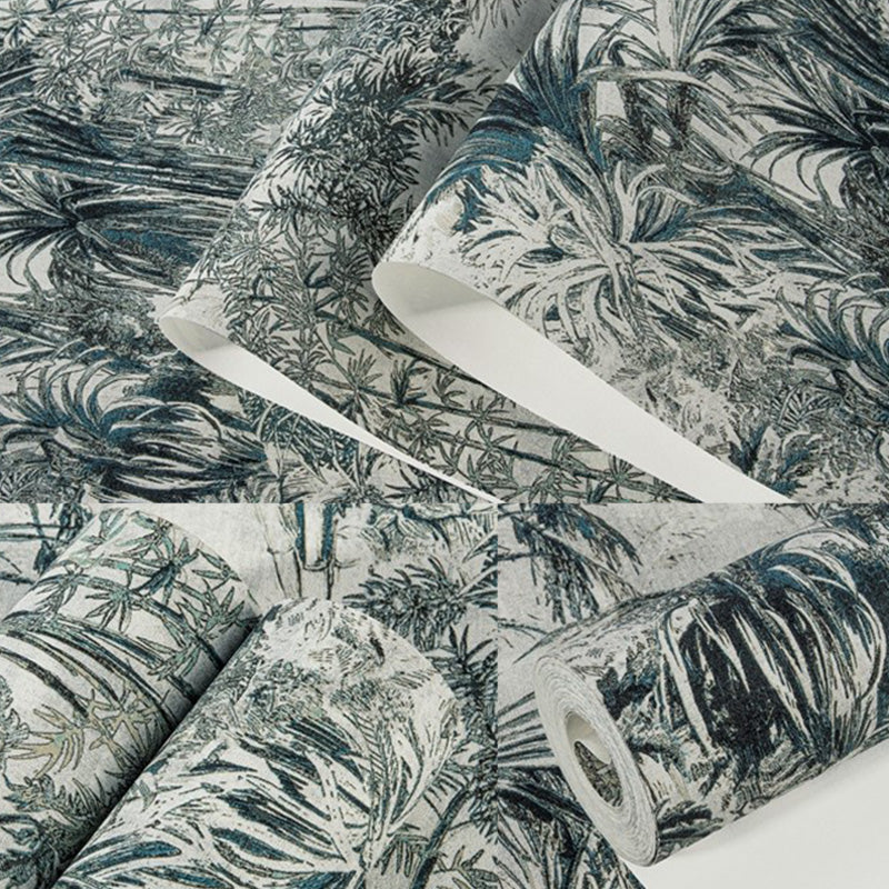 Thai Wallpaper Roll in Natural Color Coconut Tree Wall Covering, 20.5"W x 33'L, Non-Pasted Clearhalo 'Modern wall decor' 'Modern' 'Wallpaper' Wall Decor' 1063338