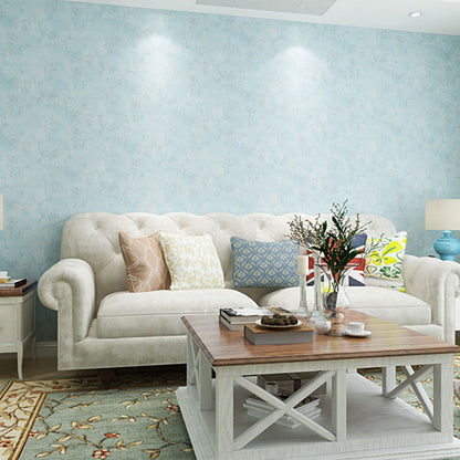 Distressed Surface Wall Decor for Living Room, 20.5" x 31' Wallpaper Roll in Natural Color Light Blue Clearhalo 'Modern wall decor' 'Modern' 'Wallpaper' Wall Decor' 1063392