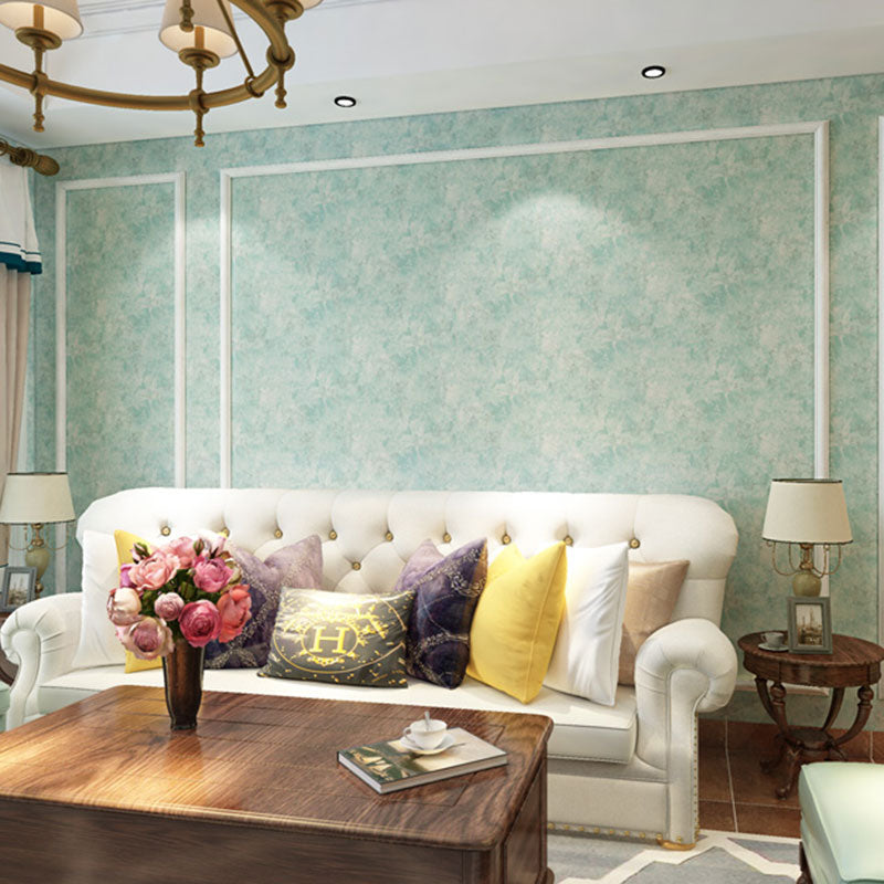 Distressed Surface Wall Decor for Living Room, 20.5" x 31' Wallpaper Roll in Natural Color Light Green Clearhalo 'Modern wall decor' 'Modern' 'Wallpaper' Wall Decor' 1063402