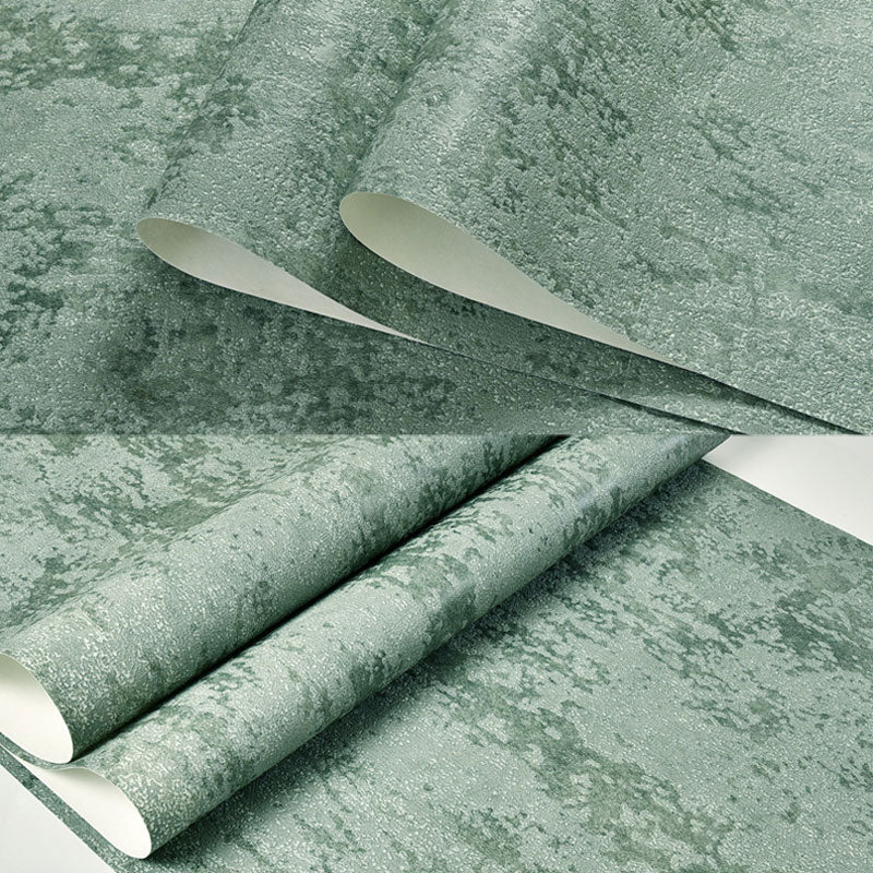 Distressed Surface Wall Decor for Living Room, 20.5" x 31' Wallpaper Roll in Natural Color Blackish Green Clearhalo 'Modern wall decor' 'Modern' 'Wallpaper' Wall Decor' 1063405