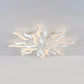 Blossoming Living Room Flush Mount Light Acrylic LED 3/6/9-Light Modern Ceiling Light Fixture in Warm/White/Natural Light 12 White Clearhalo 'Ceiling Lights' 'Close To Ceiling Lights' 'Close to ceiling' 'Semi-flushmount' Lighting' 106389