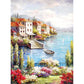 Multi-Colored Vintage Wall Art Customized Size Seashore Residence Wall Mural for Home Decor Clearhalo 'Wall Decor' 'Wall Mural' 1114527