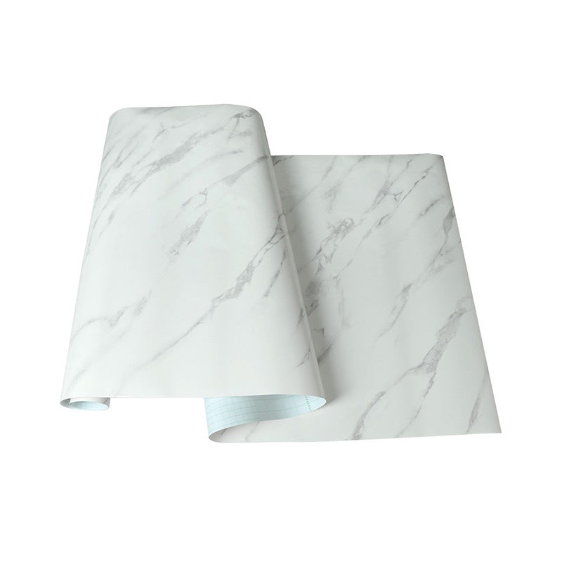 Marble Effect Wall Decor 23.5"W x 10'L Vinyl Wallpaper Roll for Dining Room, Peel and Stick Clearhalo 'Modern wall decor' 'Modern' 'Wallpaper' Wall Decor' 1114632