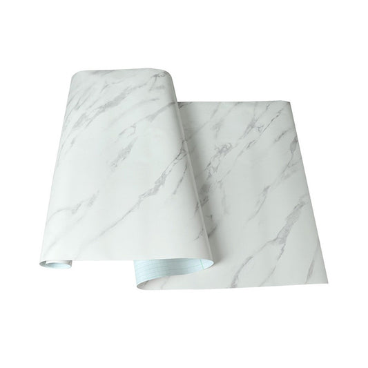 Marble Effect Wall Decor 23.5"W x 10'L Vinyl Wallpaper Roll for Dining Room, Peel and Stick Clearhalo 'Modern wall decor' 'Modern' 'Wallpaper' Wall Decor' 1114632