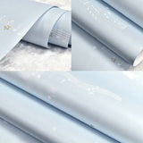 Musical Notes Wall Covering for Children Bedroom Simplicity Wallpaper Roll, Non-Pasted, 31' by 20.5" Clearhalo 'Wall Decor' 'Wallpaper' 1116443