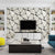 Color Block Wall Decor in Natural Color Living Room Flock Textured Wallpaper in Natural Color, 20.5"W x 31'L Beige Clearhalo 'Modern wall decor' 'Modern' 'Wallpaper' Wall Decor' 1116518