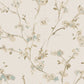 Natural Color Blossoms Wall Decor Moisture-Resistant Wallpaper Roll for Dining Room Green Clearhalo 'Country wall decor' 'Rustic' 'Wallpaper' Wall Decor' 1116602