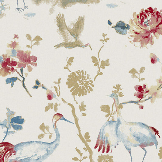 Rural Bird and Flower Wallpaper Roll for Home, 33' x 20.5" Wall Covering in Natural Color Clearhalo 'Country wall decor' 'Rustic' 'Wallpaper' Wall Decor' 1116625