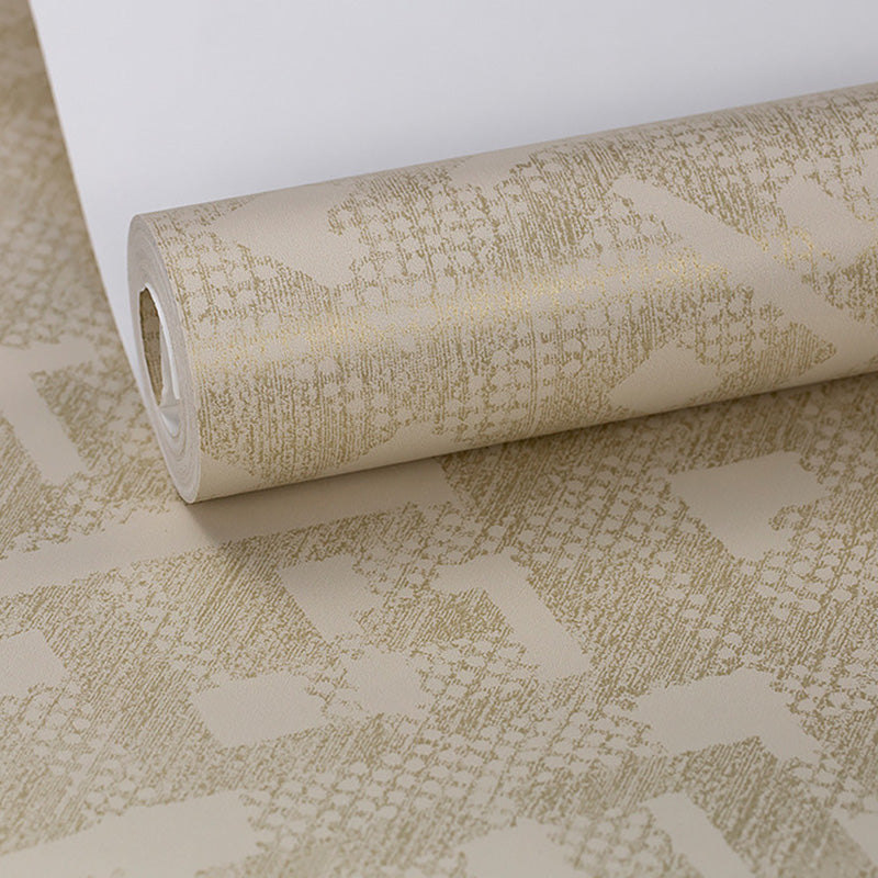 Nordic Geometries Wallpaper Roll for Accent Wall, Natural Color, 33-foot x 20.5-inch Clearhalo 'Modern wall decor' 'Modern' 'Wallpaper' Wall Decor' 1116703