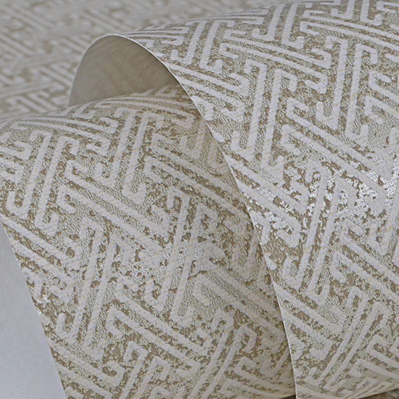 Simplicity Color Block Wall Decor in Soft Color Living Room Wallpaper Roll, 20.5 in x 33 ft Gray-Purple Clearhalo 'Modern wall decor' 'Modern' 'Wallpaper' Wall Decor' 1116741