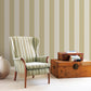 Vertical Stripe Wallpaper Roll for Bedroom Decor 33' x 20.5" Wall Covering in Natural Color, Stain-Resistant Beige Clearhalo 'Modern wall decor' 'Modern' 'Wallpaper' Wall Decor' 1116789