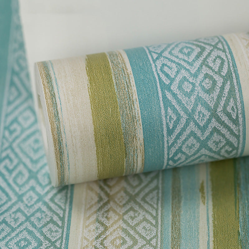 57.1 sq ft. Nordic Wallpaper Roll for Guest Room Decoration with Vertical Stripe Design in Neutral Color Clearhalo 'Modern wall decor' 'Modern' 'Wallpaper' Wall Decor' 1116799