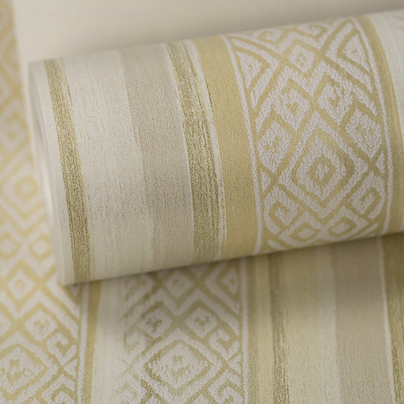57.1 sq ft. Nordic Wallpaper Roll for Guest Room Decoration with Vertical Stripe Design in Neutral Color Clearhalo 'Modern wall decor' 'Modern' 'Wallpaper' Wall Decor' 1116805