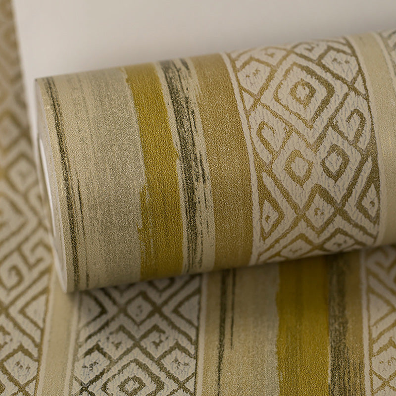 57.1 sq ft. Nordic Wallpaper Roll for Guest Room Decoration with Vertical Stripe Design in Neutral Color Clearhalo 'Modern wall decor' 'Modern' 'Wallpaper' Wall Decor' 1116808