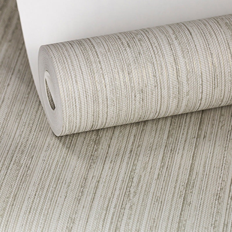 Vertical Stripe Wallpaper for Living Room Decoration in Natural Color, 20.5 in x 33 ft, Non-Pasted Clearhalo 'Modern wall decor' 'Modern' 'Wallpaper' Wall Decor' 1116818