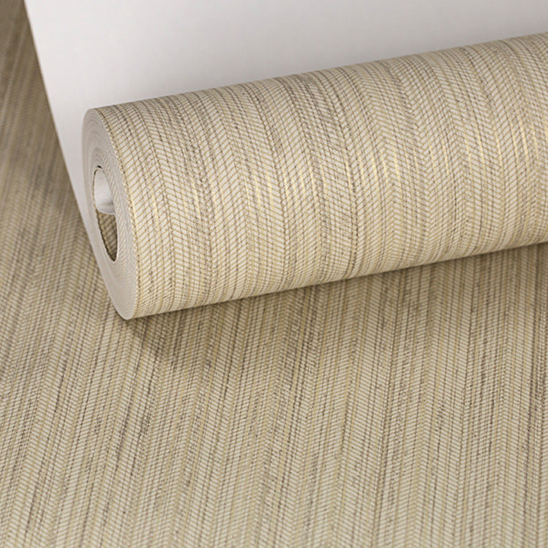 Vertical Stripe Wallpaper for Living Room Decoration in Natural Color, 20.5 in x 33 ft, Non-Pasted Clearhalo 'Modern wall decor' 'Modern' 'Wallpaper' Wall Decor' 1116824