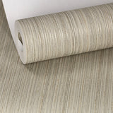 Water-Resistant Latitudinal Stripe Wallpaper Non-Woven Fabric Modern Wall Covering for Dining Room