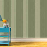 Postmodern Wallpaper Roll in Neutral Color Vertical Stripe Wall Covering for Bedroom, 20.5"W x 33'L Green Clearhalo 'Modern wall decor' 'Modern' 'Wallpaper' Wall Decor' 1116847