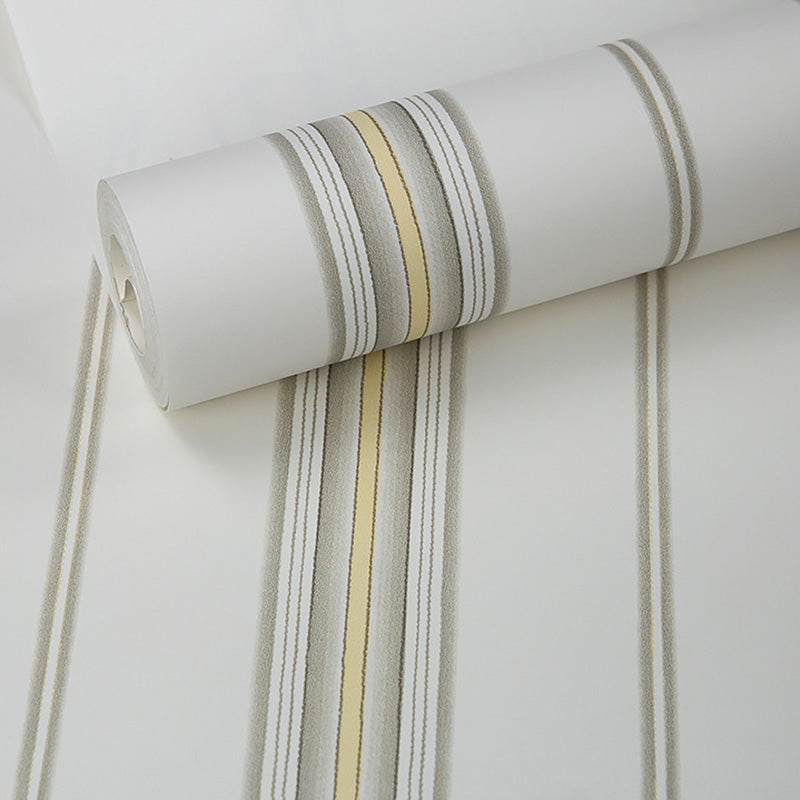 Stain-Resistant Vertical Stripes Wall Covering 20.5" by 33' Minimalist Wallpaper for Home Decoration Clearhalo 'Modern wall decor' 'Modern' 'Wallpaper' Wall Decor' 1116873