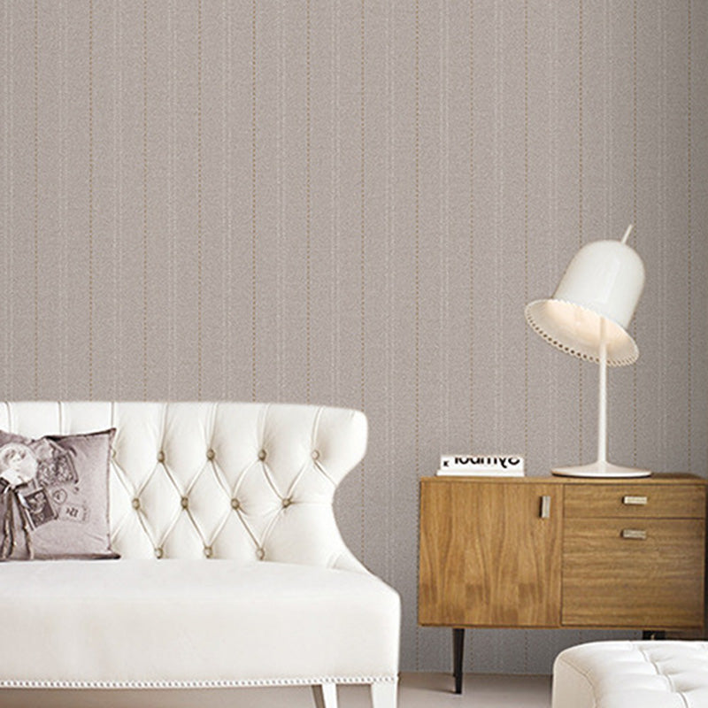 Latitudinal Stripes Wallpaper for Living Room Decor Contemporary Wall Covering, 20.5"W x 33'L Beige-Pink Clearhalo 'Modern wall decor' 'Modern' 'Wallpaper' Wall Decor' 1116885