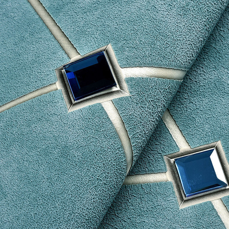 Moisture-Resistant Harlequin Wall Covering 20.5"W x 31'L Nordic Flock Wallpaper Roll for Guest Room Decor Clearhalo 'Modern wall decor' 'Modern' 'Wallpaper' Wall Decor' 1118028