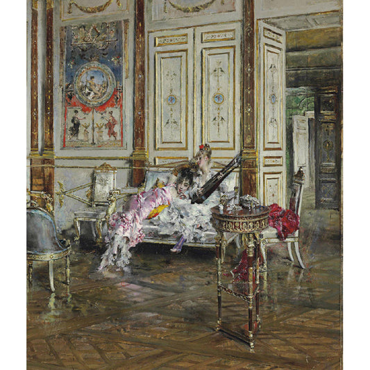 Extra Large European Wall Decor in Brown Oil Painting Wall Mural Decal, Personalized Size Available Clearhalo 'Wall Decor' 'Wall Mural' 1121019