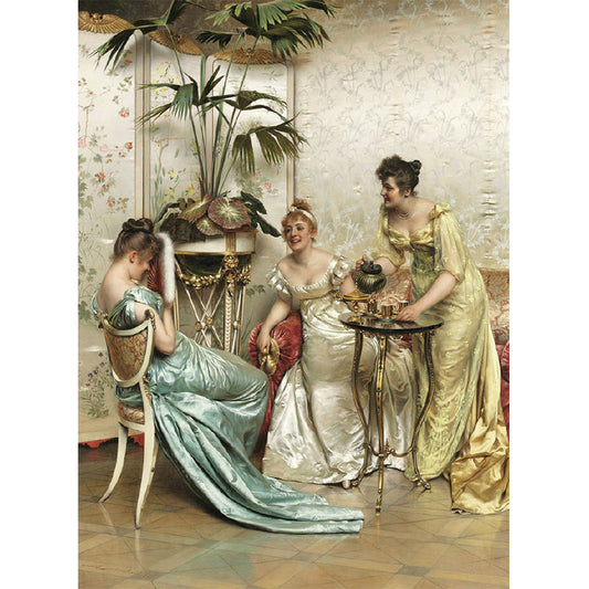 Multi-Colored Elegant Lady Wall Mural Decal Stain-Resistant Wall Art for Living Room Clearhalo 'Wall Decor' 'Wall Mural' 1122421